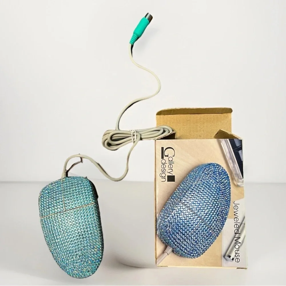 NEW Jeweled Computer Mouse – Gallery Design – Y2K Glam – NIB